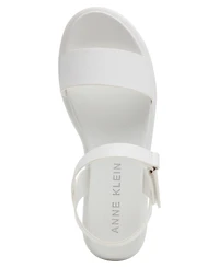 Anne Klein Women's Elani Round Toe Footbed Sandals