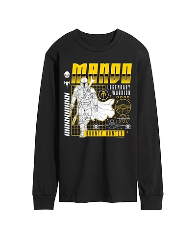 Airwaves Men's The Mandalorian Long Sleeve T-Shirt
