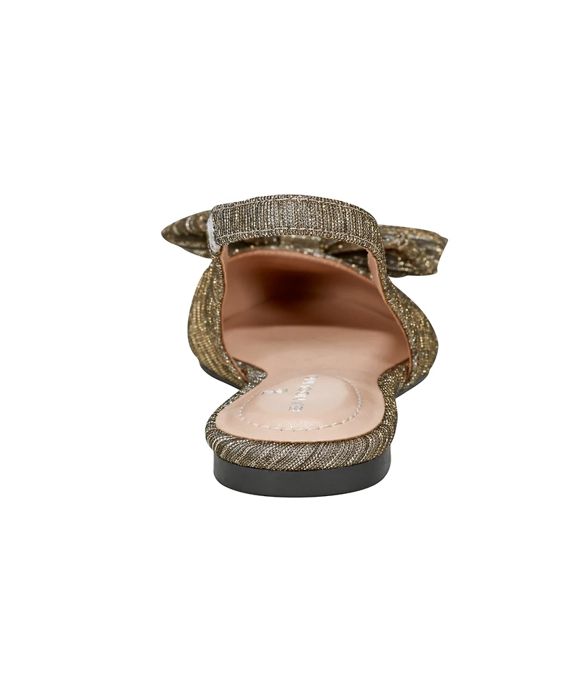 Bandolino Women's Simona Bow Slingback Flats