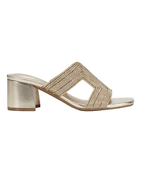 Bandolino Women's Molane Embellished Block Heel Sandals