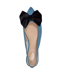 Bandolino Women's Simona Bow Slingback Flats