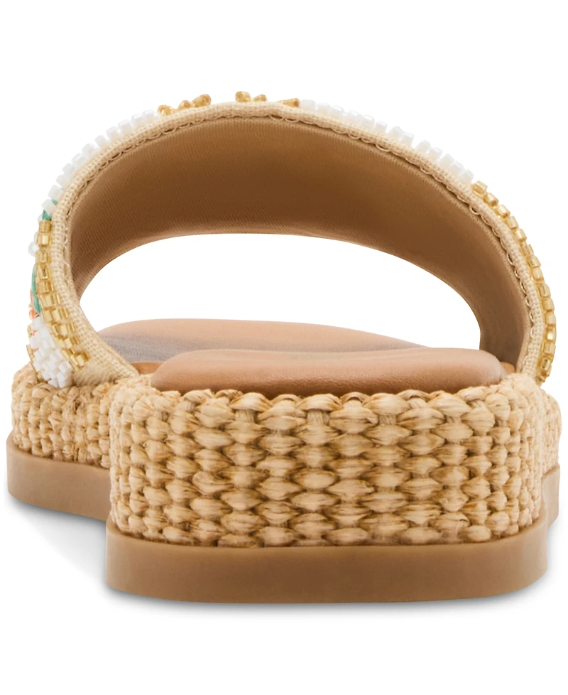 Steve Madden Women's Boardwalk Espadrille Slide Sandals