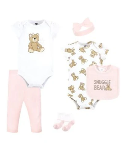 Hudson Baby Baby Girls 6pc Layette Set
