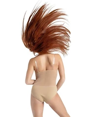 Capezio Girls Plunge Neck Mesh Midriff Leotard