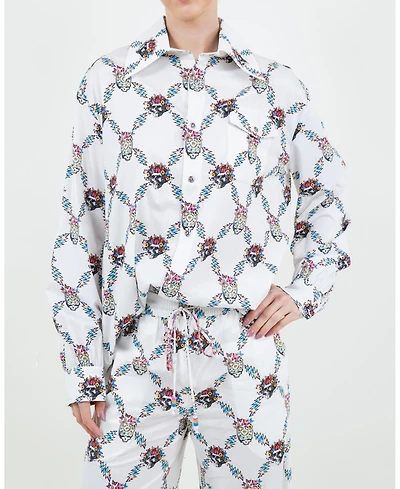 Meghan Fabulous Women's Grateful Dead Bertha Goddess Long Sleeve Shirt