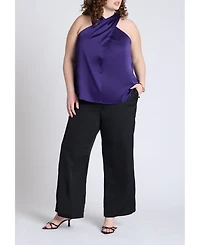 Eloquii Women's Halter Neck Top