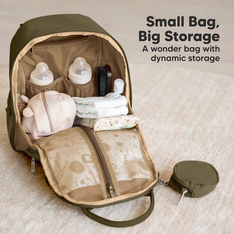 KeaBabies Play Diaper Bag Backpack Comes with Portable Changing Pad, Baby for Mom, Travel Essential