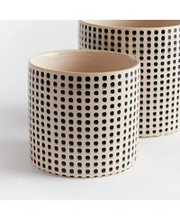 Mina Flowerpot Planters Set of 2