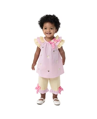 Rare Editions Baby Girls 2-Piece Spring Seersucker Dress Set