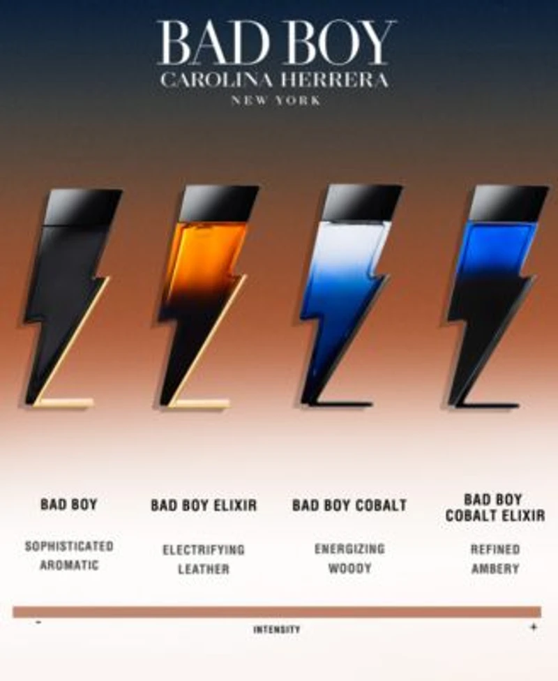 Carolina Herrera Mens Bad Boy Elixir Eau De Parfum Collection