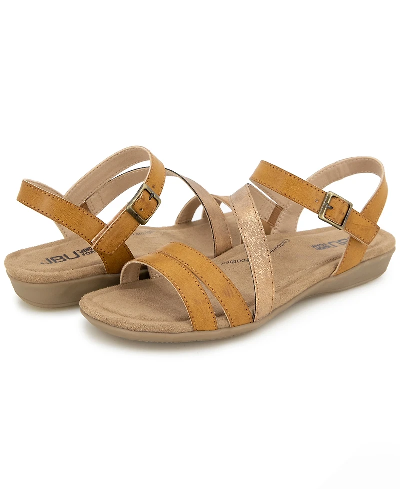 Jbu Women's Amalfi Flat Sandal