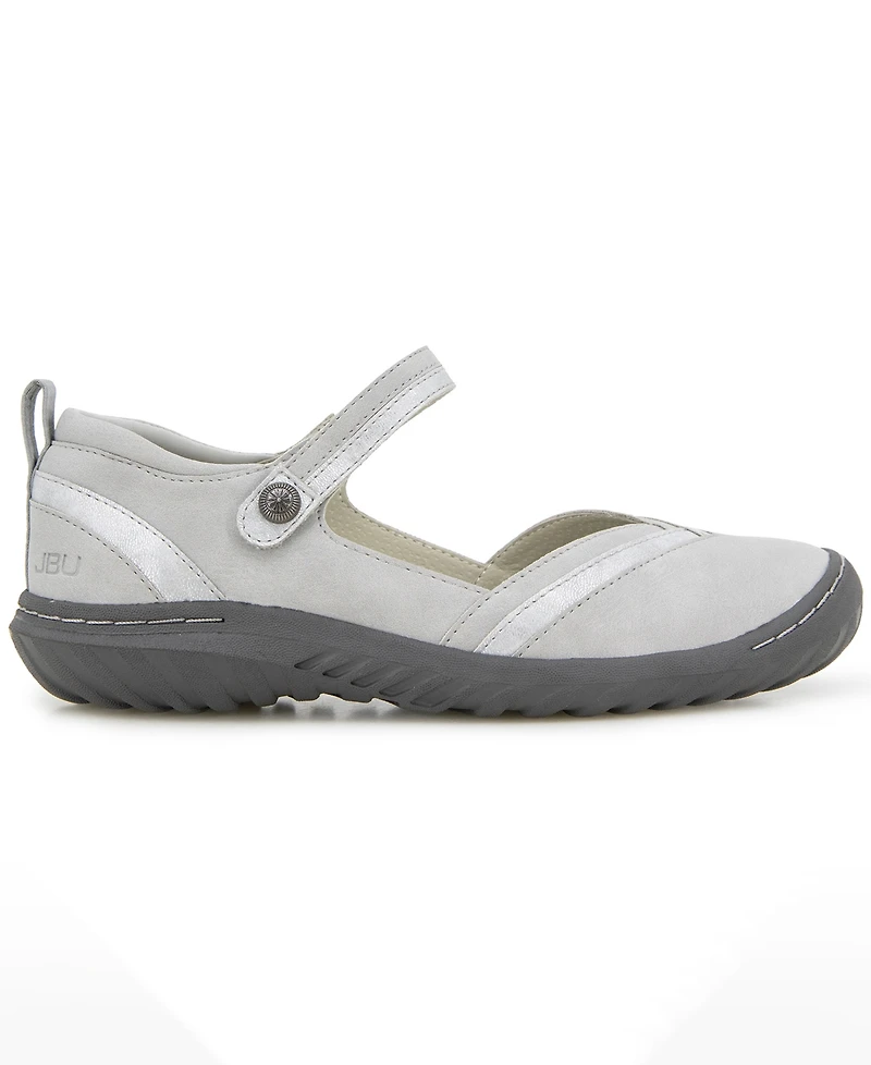 Jbu Women's Raven Round Toe Flats