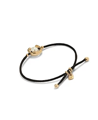 UNOde50 Thread Cultivated Pearl Leather Bracelet
