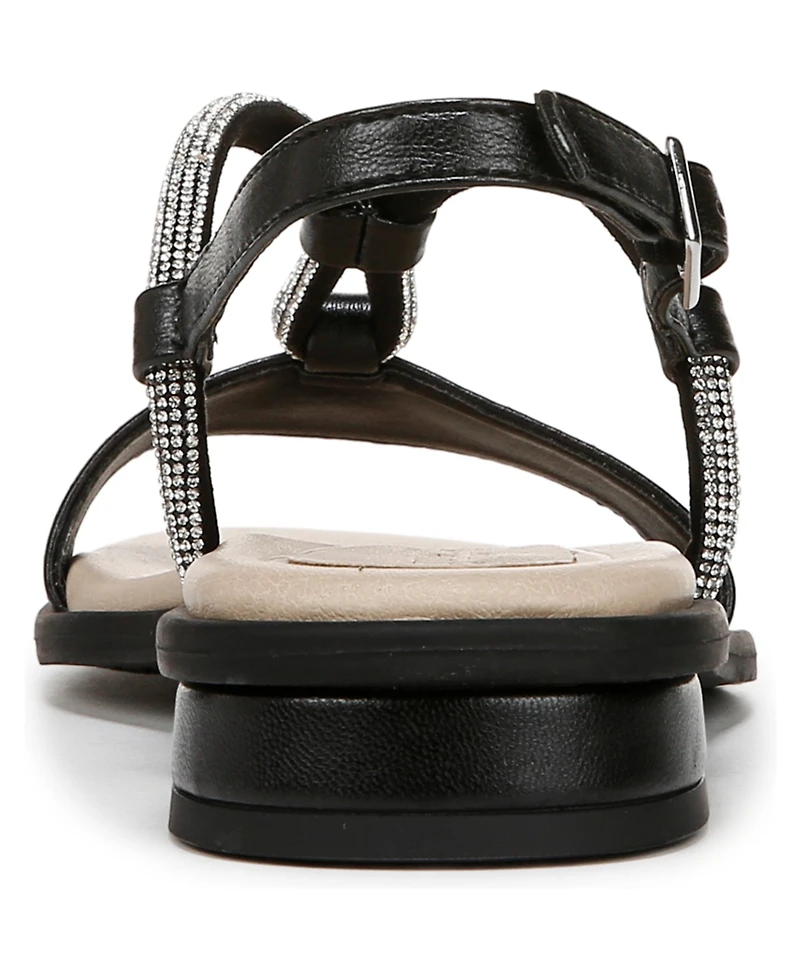 LifeStride Women's Radiant Square Open Toe Slingback Dress Sandals