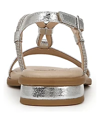 LifeStride Women's Radiant Square Open Toe Slingback Dress Sandals