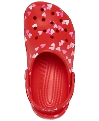 Crocs Little Girls Classic Valentine's Day Clogs from Finish Line