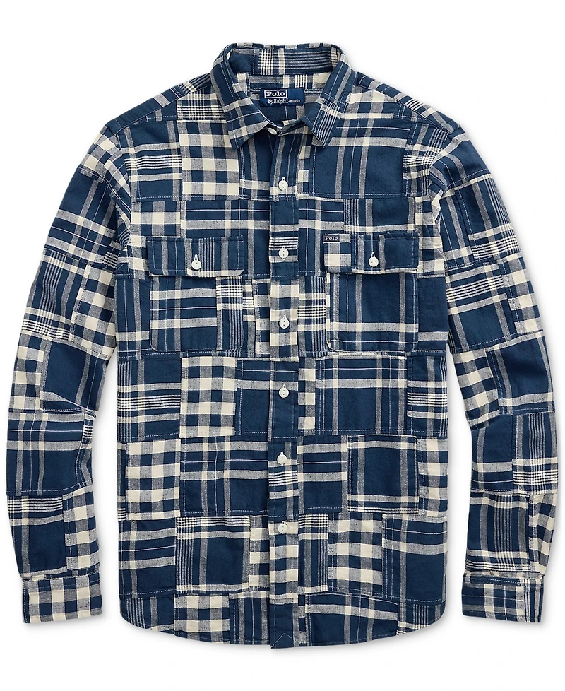 Polo Ralph Lauren Men's Classic-Fit Patchwork Workshirt