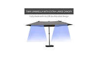 Outdoor Beach Umbrella – Uv-Resistant Shade for Beach, Picnic, or Relaxation