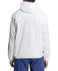 adidas Men's Essential Three-Stripes Woven Windbreaker