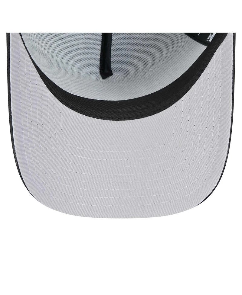 New Era Men's Black Texas Rangers 9FORTY A-Frame Adjustable Hat