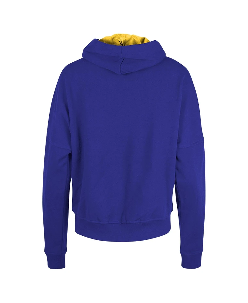 New Era Women's Purple Minnesota Vikings Boxy Pullover Hoodie