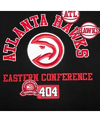 Pro Standard Men's Black Atlanta Hawks Area Code Pullover Hoodie