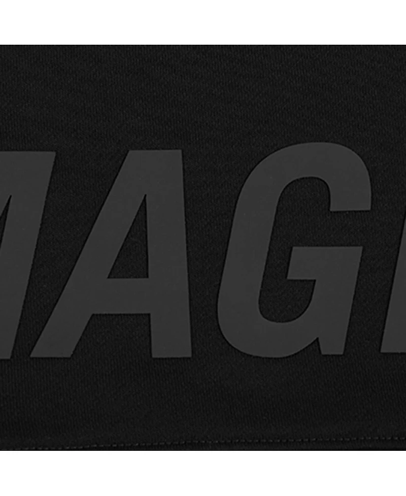 Pro Standard Women's Black Orlando Magic Jewels Cropped Pullover Hoodie