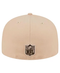 New Era Men's Tan New York Jets Candied Pecan 59FIFTY Fitted Hat