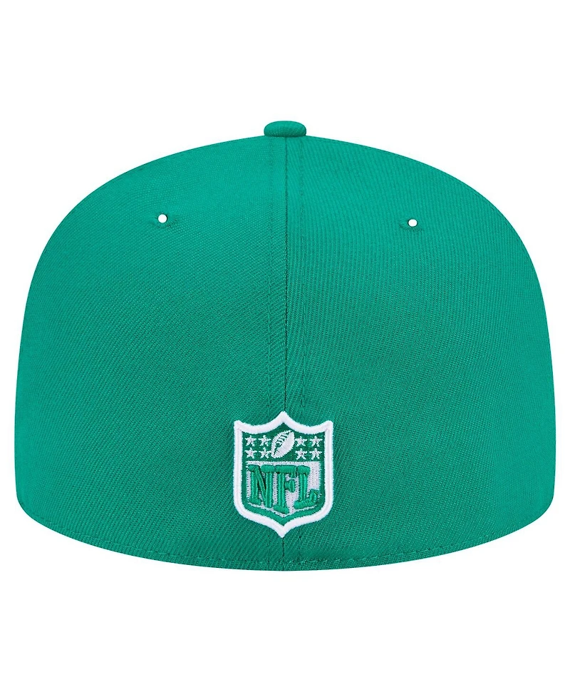 New Era Men's Kelly Green Philadelphia Eagles Checkered 59FIFTY Fitted Hat
