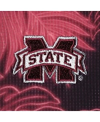 Tommy Bahama Men's Maroon Mississippi State Bulldogs Coast Luminescent Fronds IslandZone Button-Up Camp Shirt