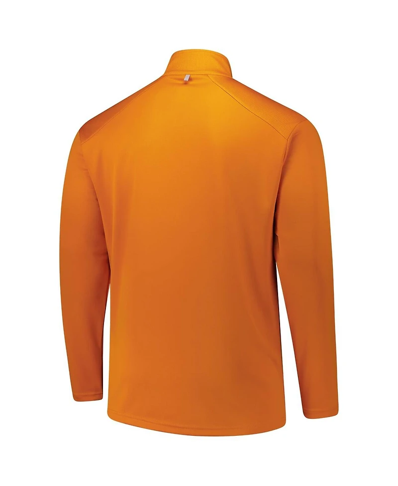 Fanatics Men's Tennessee Orange Volunteers Big Tall Defender Quarter-Zip Top