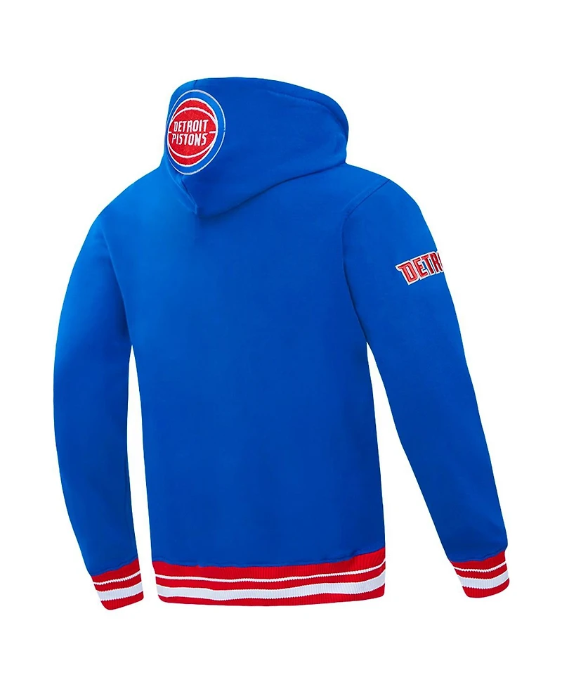 Pro Standard Men's Blue Detroit Pistons Area Code Pullover Hoodie