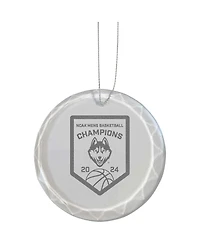 Memory Company UConn Huskies 2024 Ncaa Men's Basketball National Champions 3' Round Glass Ornament