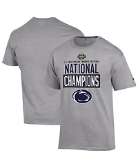 Champion Men's Gray Penn State Nittany Lions 2024 Ncaa Women's Volleyball National Champions Locker Room T-Shirt