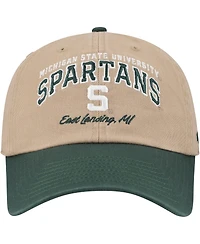 '47 Brand Men's Khaki Michigan State Spartans Local Clean Up Adjustable Hat