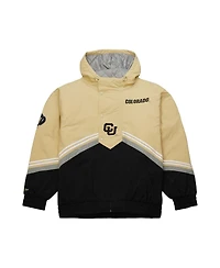 Mitchell & Ness Men's Gold/Black Colorado Buffaloes Throw It Back Retro Full-Zip Windbreaker Jacket