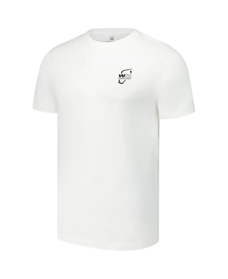 Flomotion Men's and Women's White Wm Phoenix Open Stuck on 16 T-Shirt