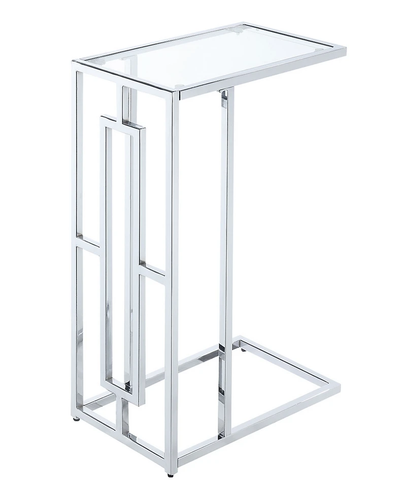 Convenience Concepts Town Square Chrome C End Table