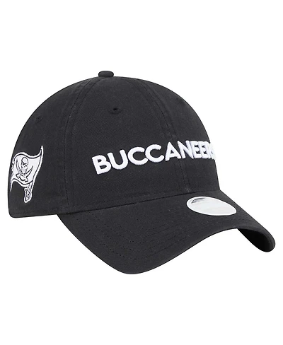 New Era Women's Black Tampa Bay Buccaneers Cece 9TWENTY Adjustable Hat