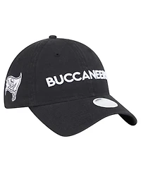 New Era Women's Black Tampa Bay Buccaneers Cece 9TWENTY Adjustable Hat