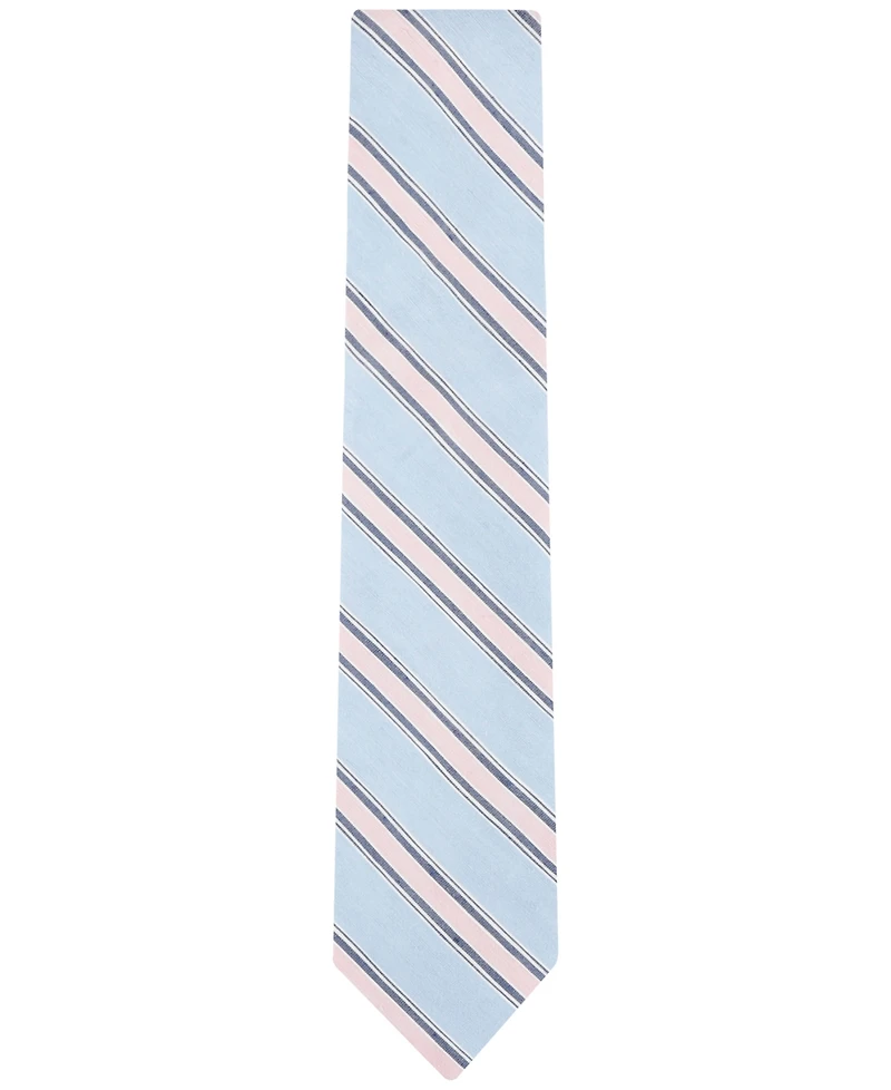 Tommy Hilfiger Men's Alameda Linen Stripe Tie
