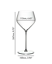 Riedel Veloce Chardonnay Wine Glasses, Set of 2