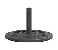 vidaXL Parasol Base Black Pe (Polyethylene) and concrete 26.5 lbs