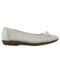 Cliffs by White Mountain Women's Carlicia Round Toe Ballet Flats