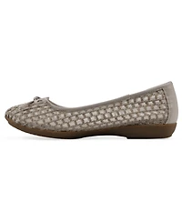 Cliffs by White Mountain Women's Chelcy Round Toe Ballet Flats