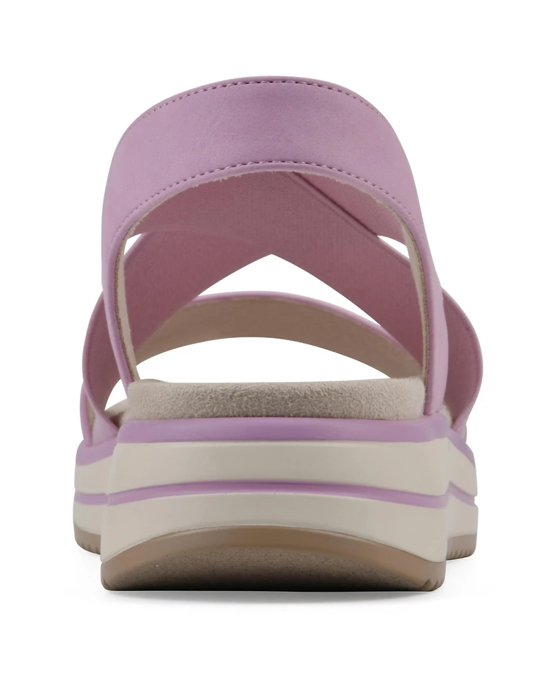 Cliffs by White Mountain Women's Hapley Athleisure Slip-On Sandals