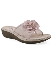 Cliffs by White Mountain Women's Chill Wedge Slip-On Sandals