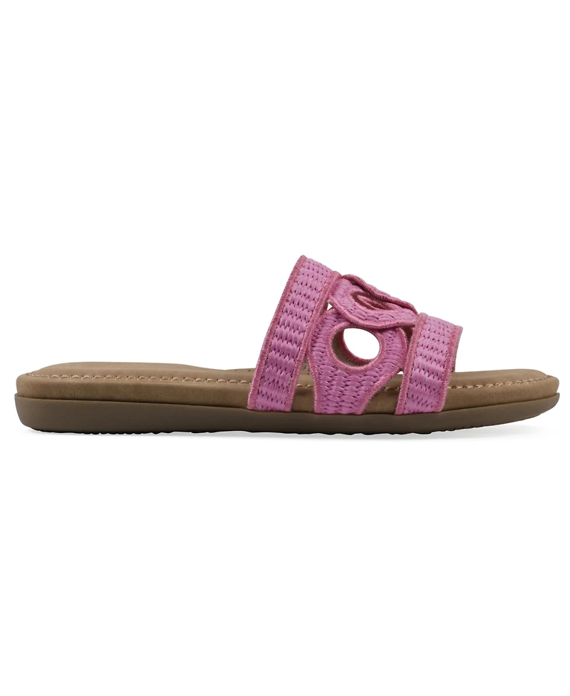 Cliffs by White Mountain Women's Fraly Slide Slip-On Sandals