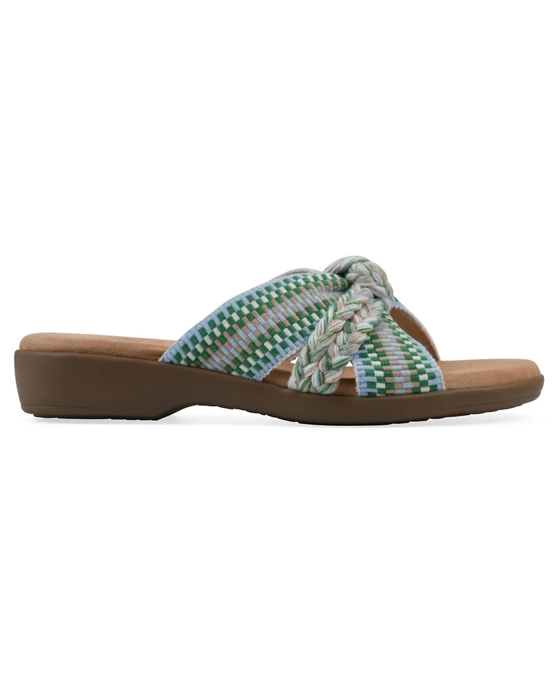 Cliffs by White Mountain Women's Blinding Slide Slip-On Sandals