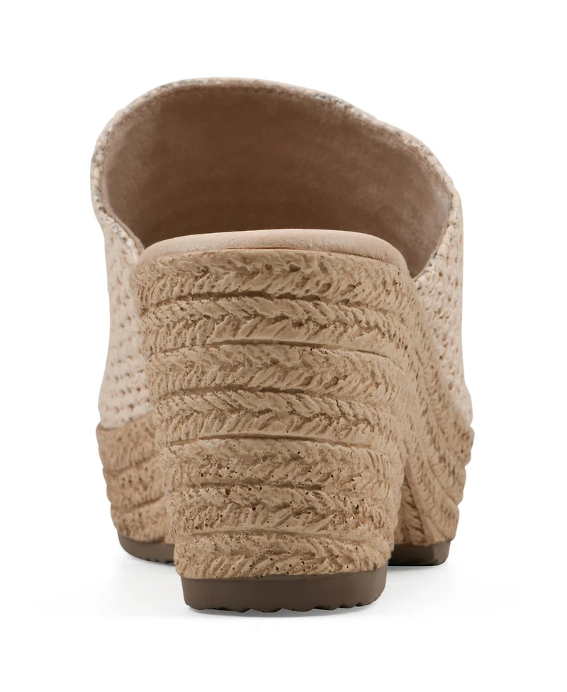 Cliffs by White Mountain Women's Biando Wedge Slip-On Sandals